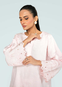 Baby Pink Embroidered Co-ord