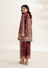 Maroon Printed Co-ord