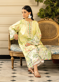 Lime Printed Shirt