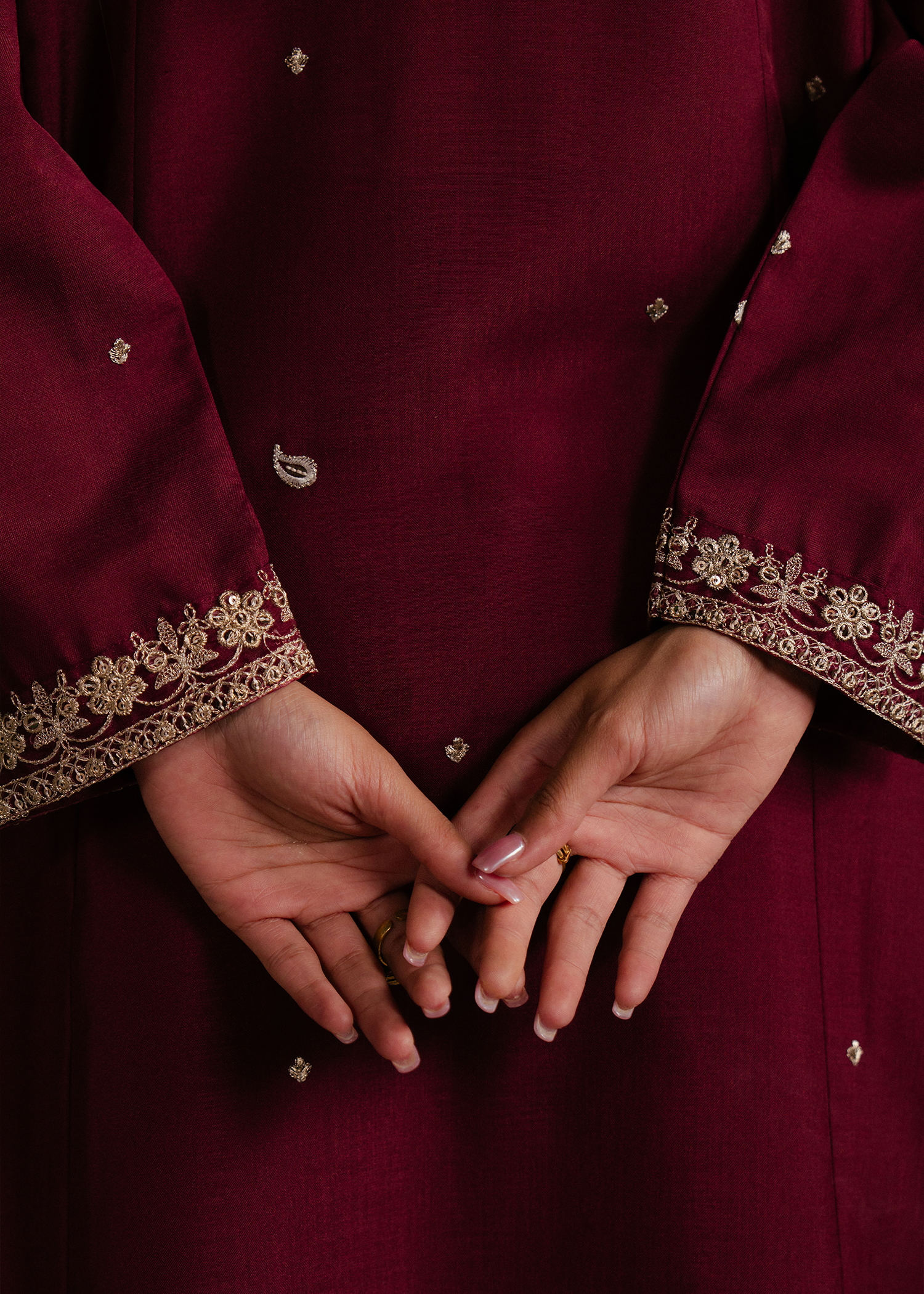 best Maroon Anarkali Suit