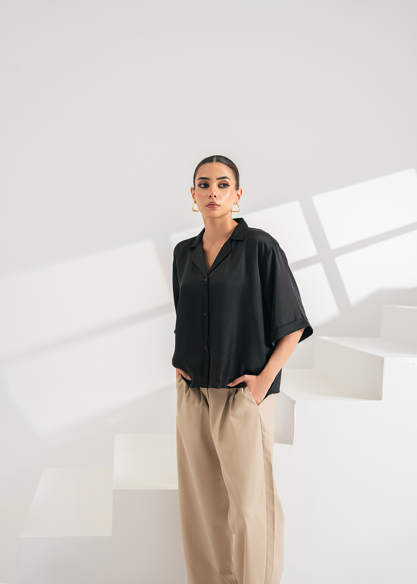 Black Button Down Shirt