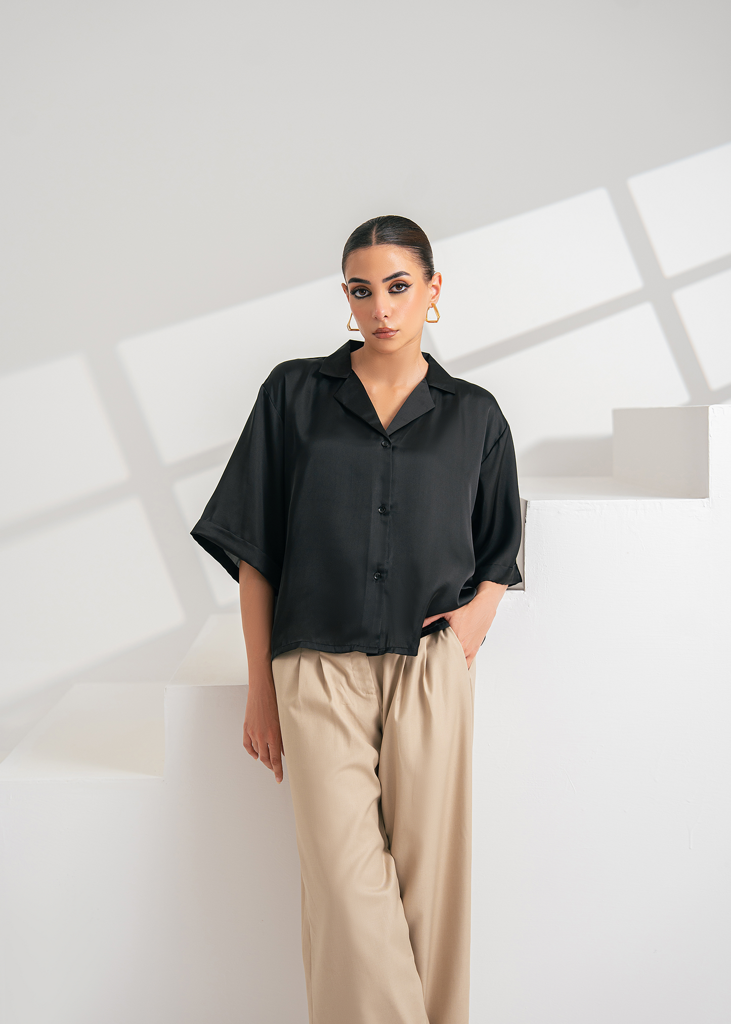 Black Button Down Shirt