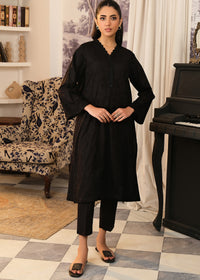 Black Chickankari Shirt