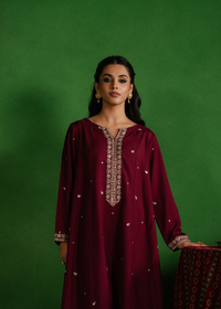 Maroon Anarkali Suit