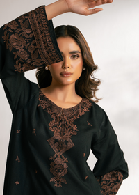 Black Embroidered Suit