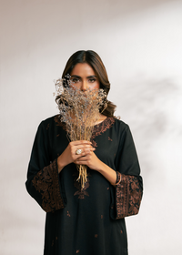 Black Embroidered Suit