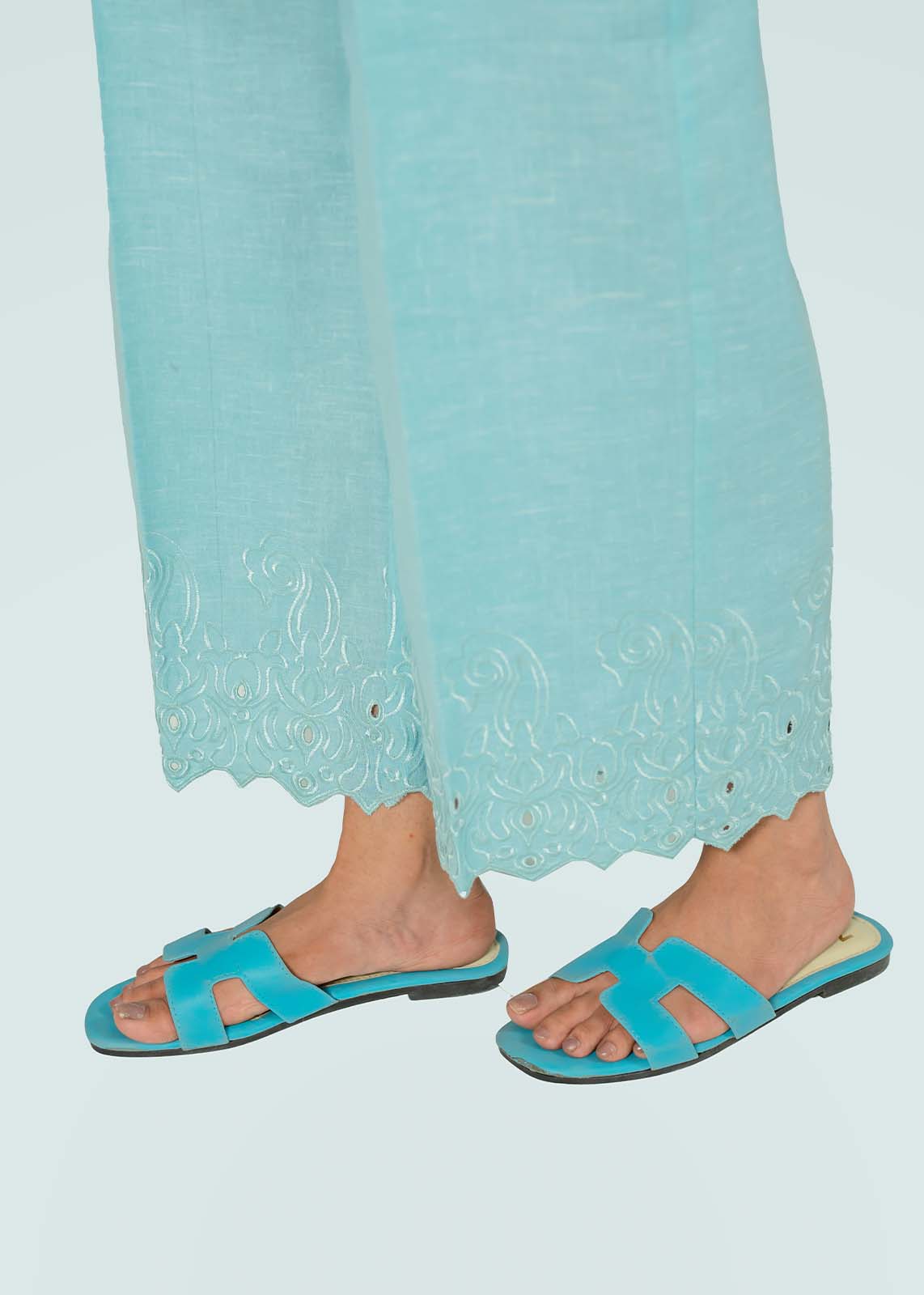 Sky Blue Embroidered Co-ord