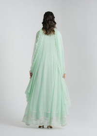 Chiffon Embroidered Kalidar