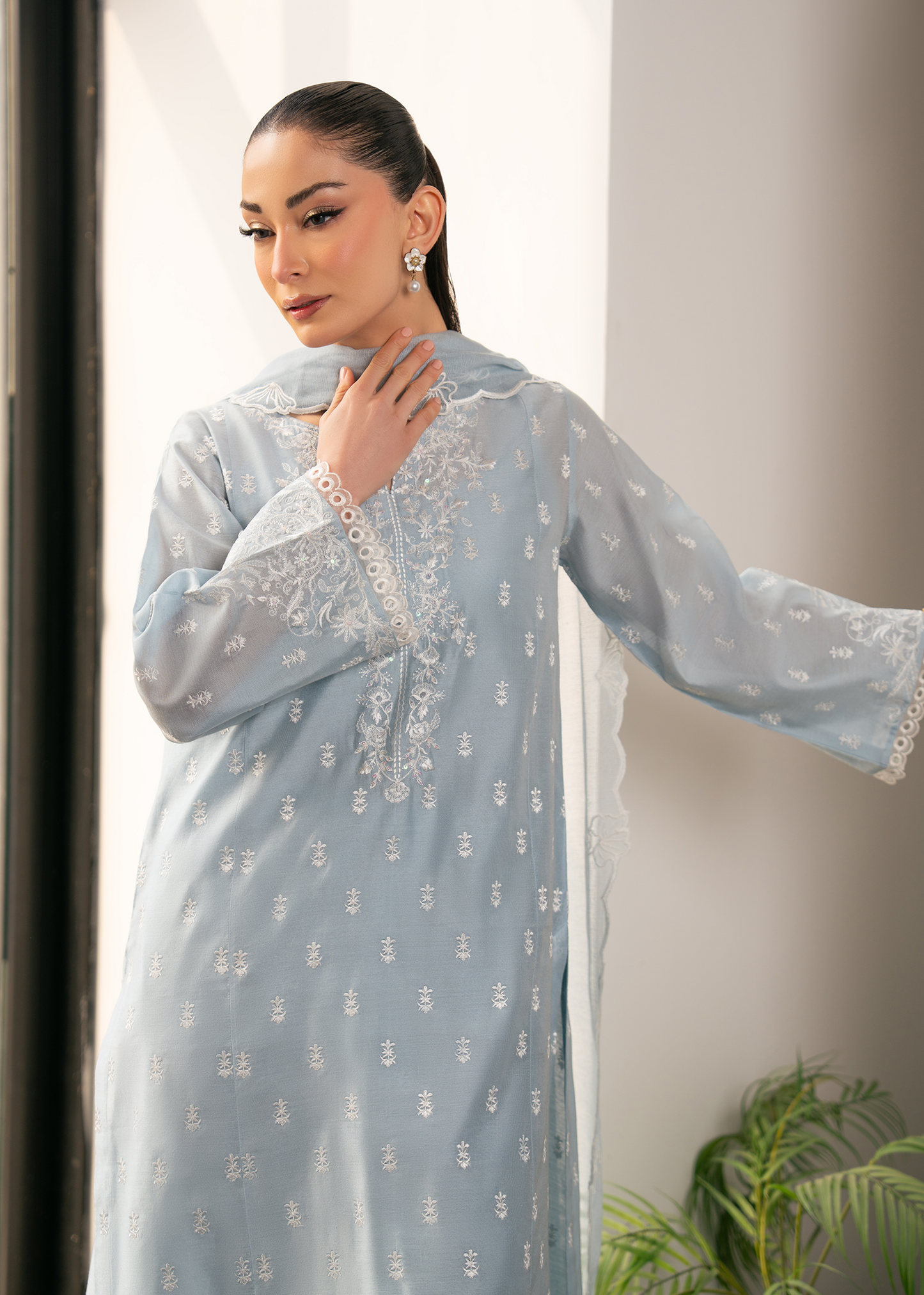 Powder Blue Festive Pret