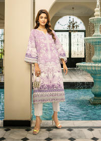 Lavender Printed Shirt