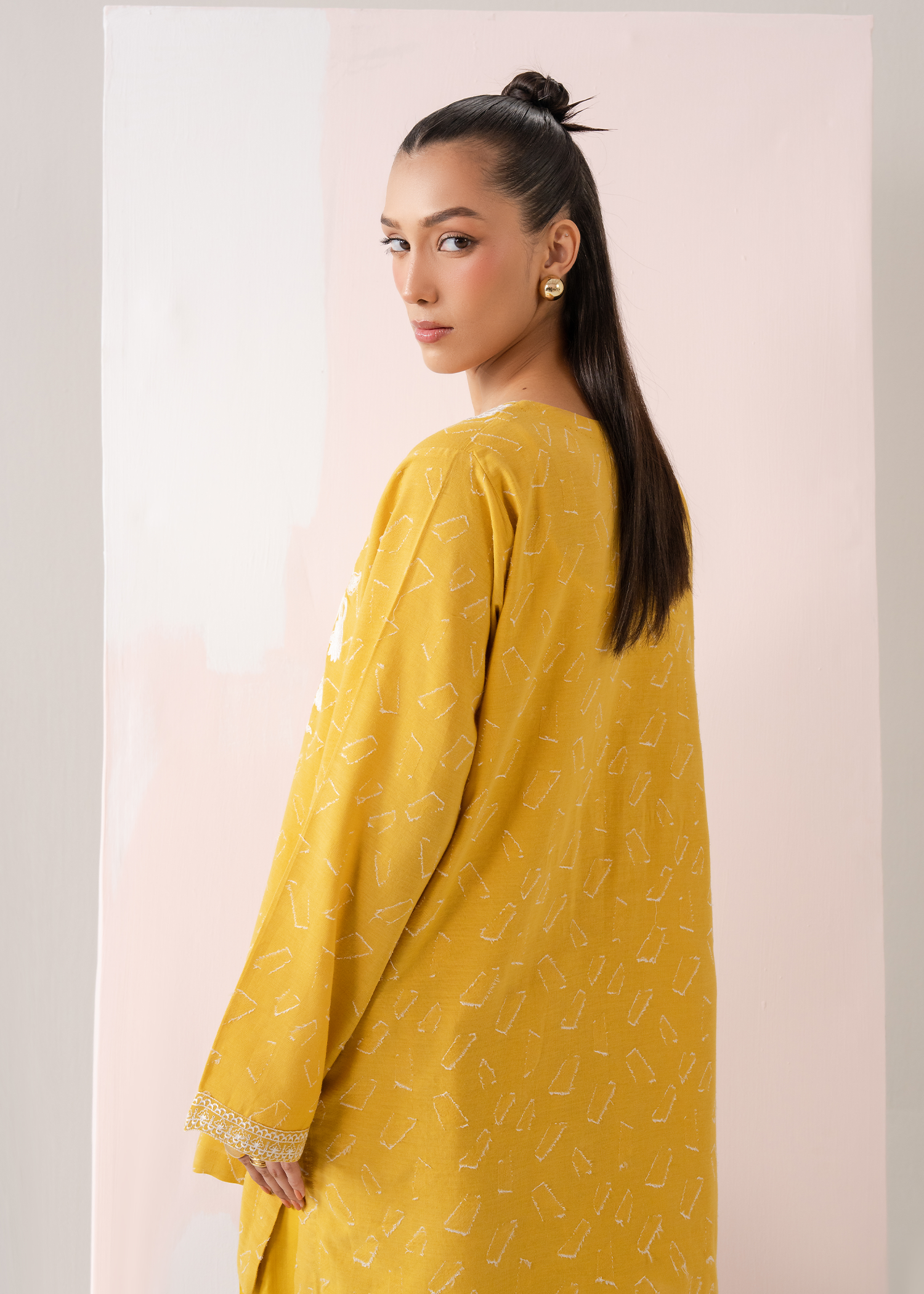 Mustard Embroidered Co-ord