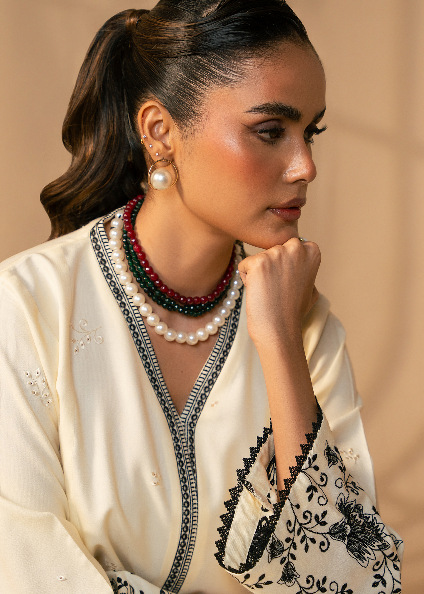 embroidered suit