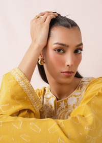 Mustard Embroidered Co-ord