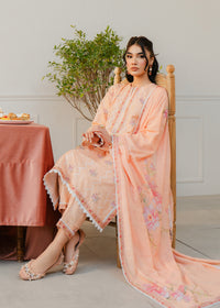 Printed Peach Suit