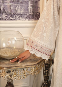 White Chickankari Shirt