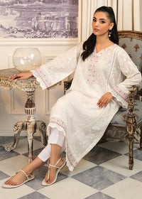 White Chickankari Shirt
