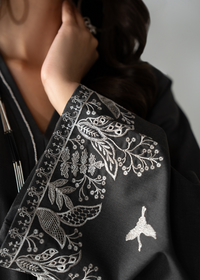 Graphite Grey Embroidered Co-ord set