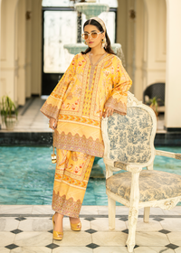 Marigold Yellow Printed Co-ord