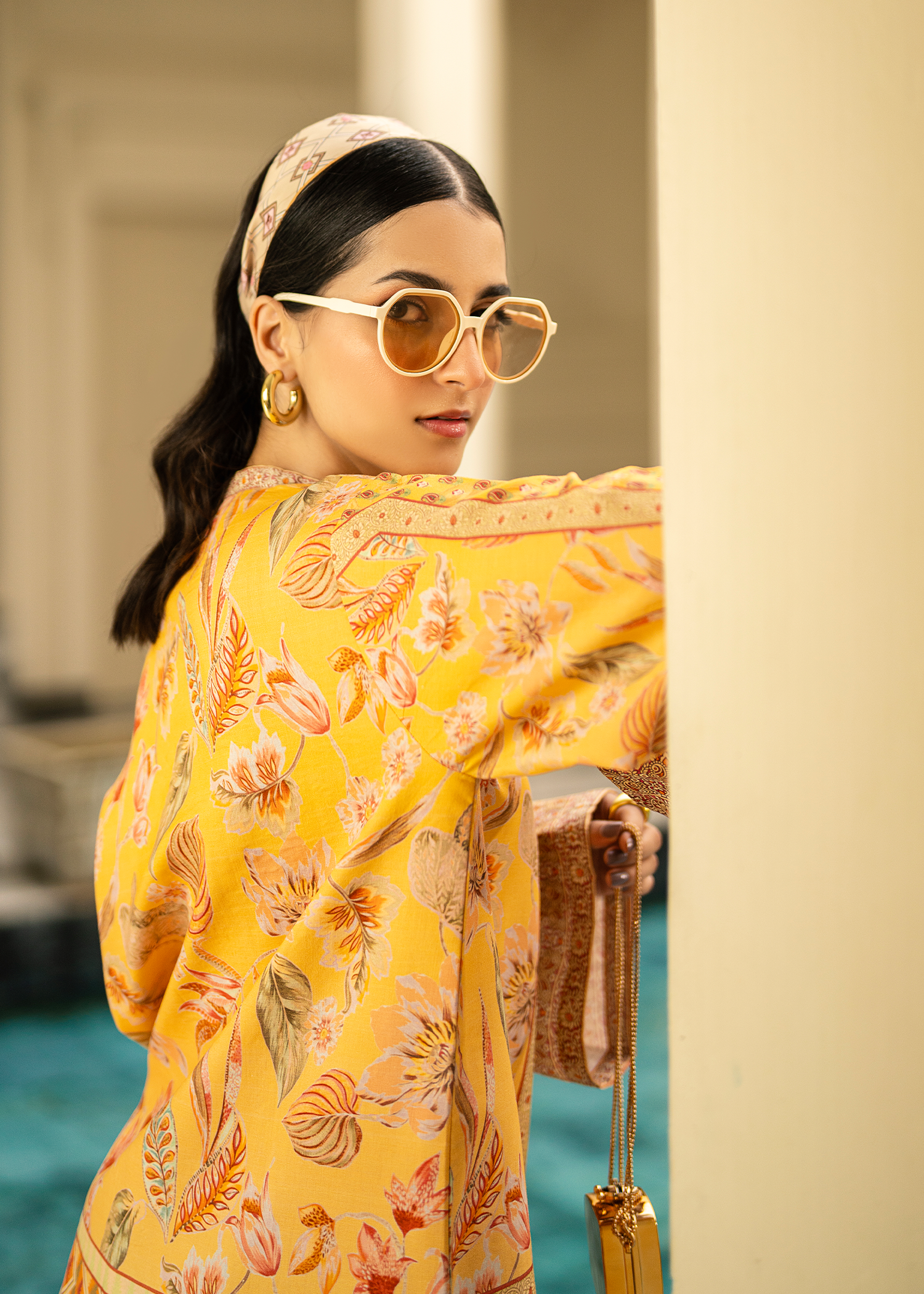 Marigold Yellow Printed Co-ord