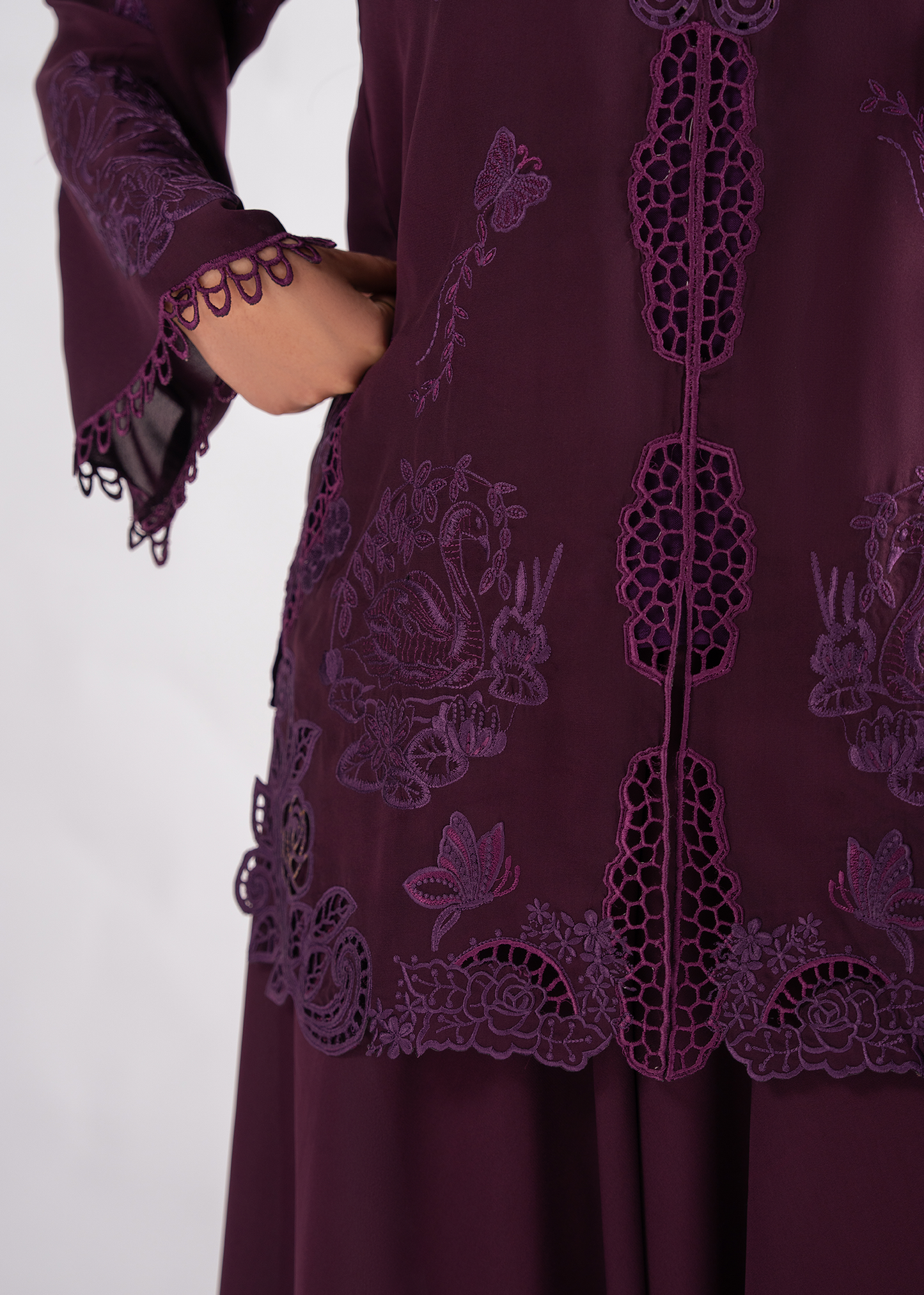 Elara Purple Festive Pret