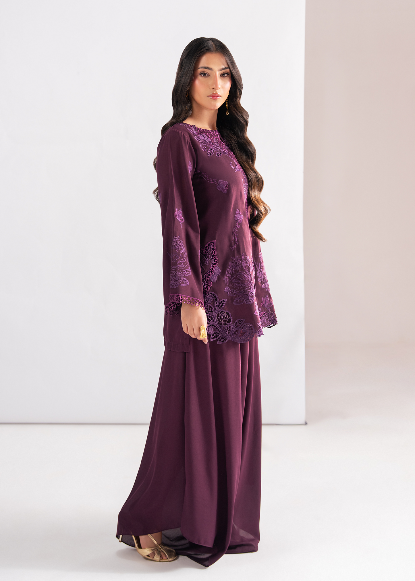 Elara Purple Festive Pret