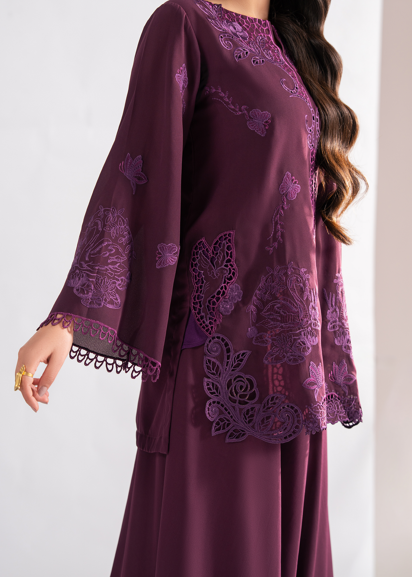 Elara Purple Festive Pret