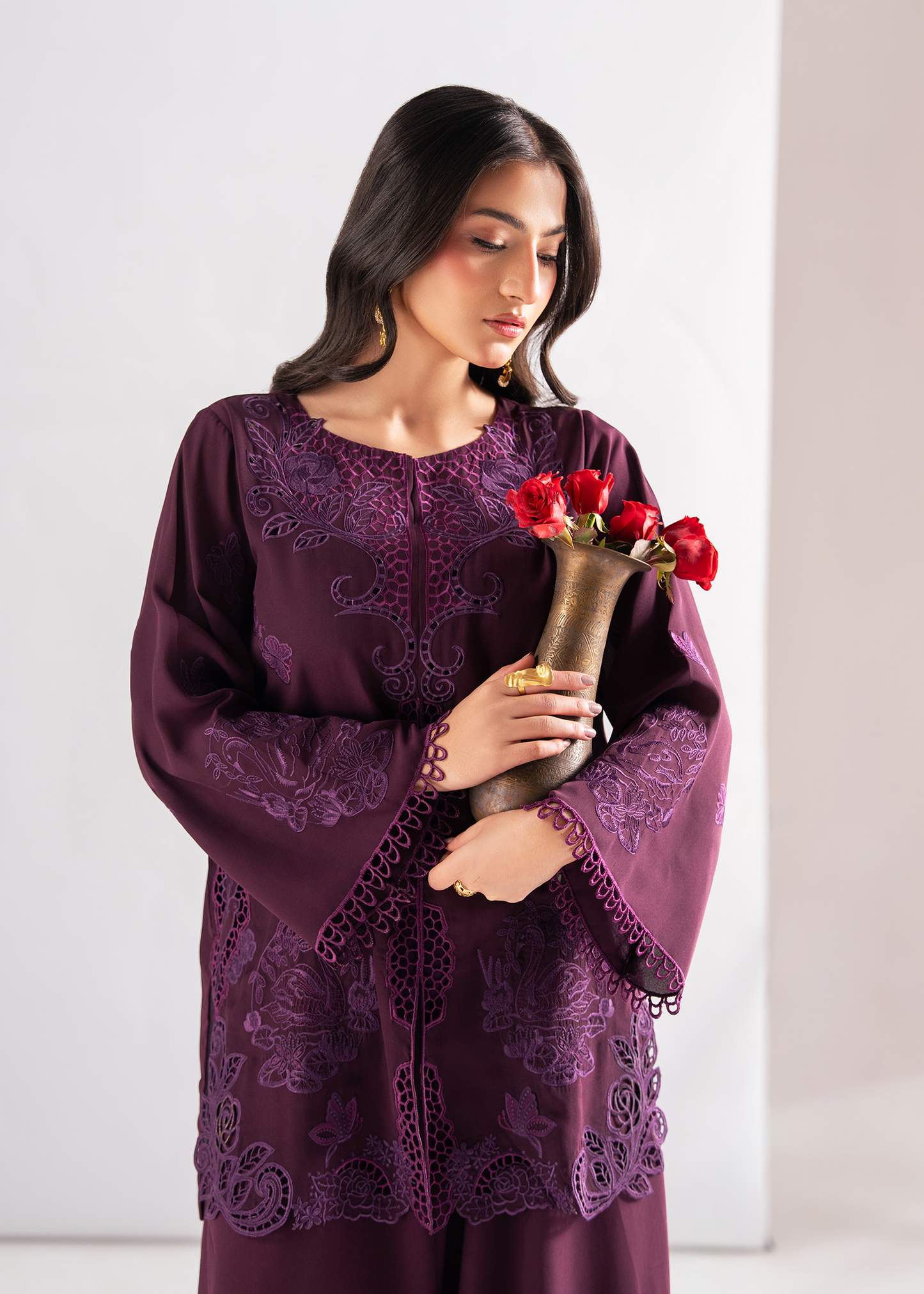 Elara Purple Festive Pret