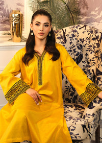 Mustard Embroidered Shirt