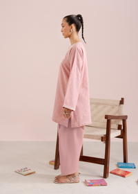 Light Pink Embroidered Co-ord