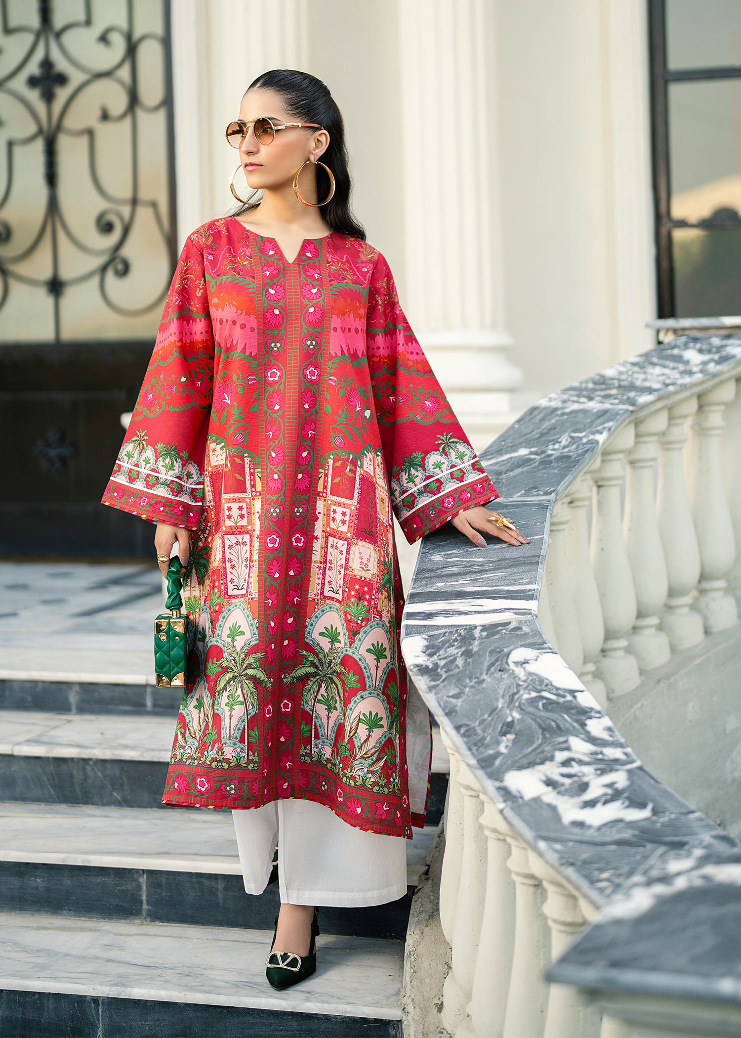 Rose Printed Shirt