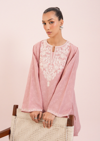 Light Pink Embroidered Co-ord
