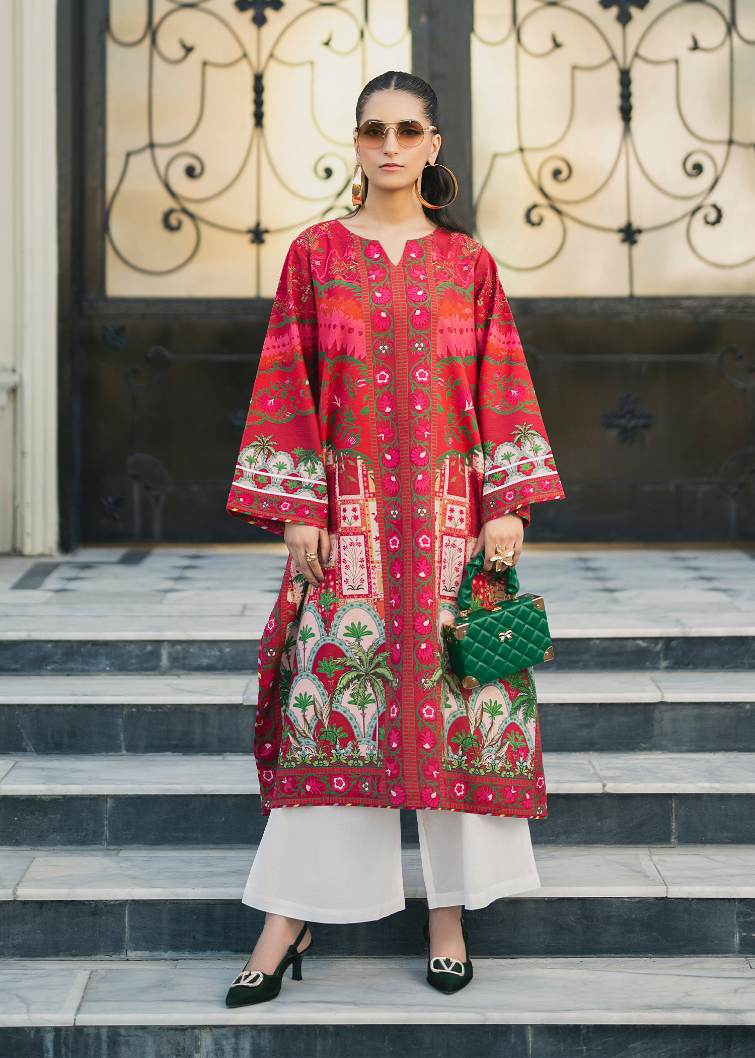 Rose Printed Shirt