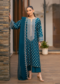 Teal Blue Festive Pret