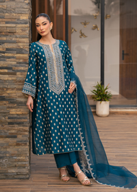 Teal Blue Festive Pret