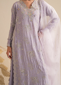 Lilac Organza Festive Pret