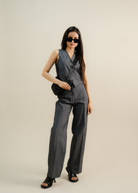 Grey Vest Co-Ord