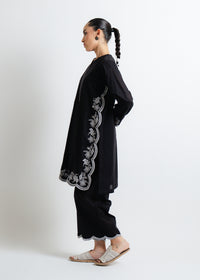 Black Embroidered Suit
