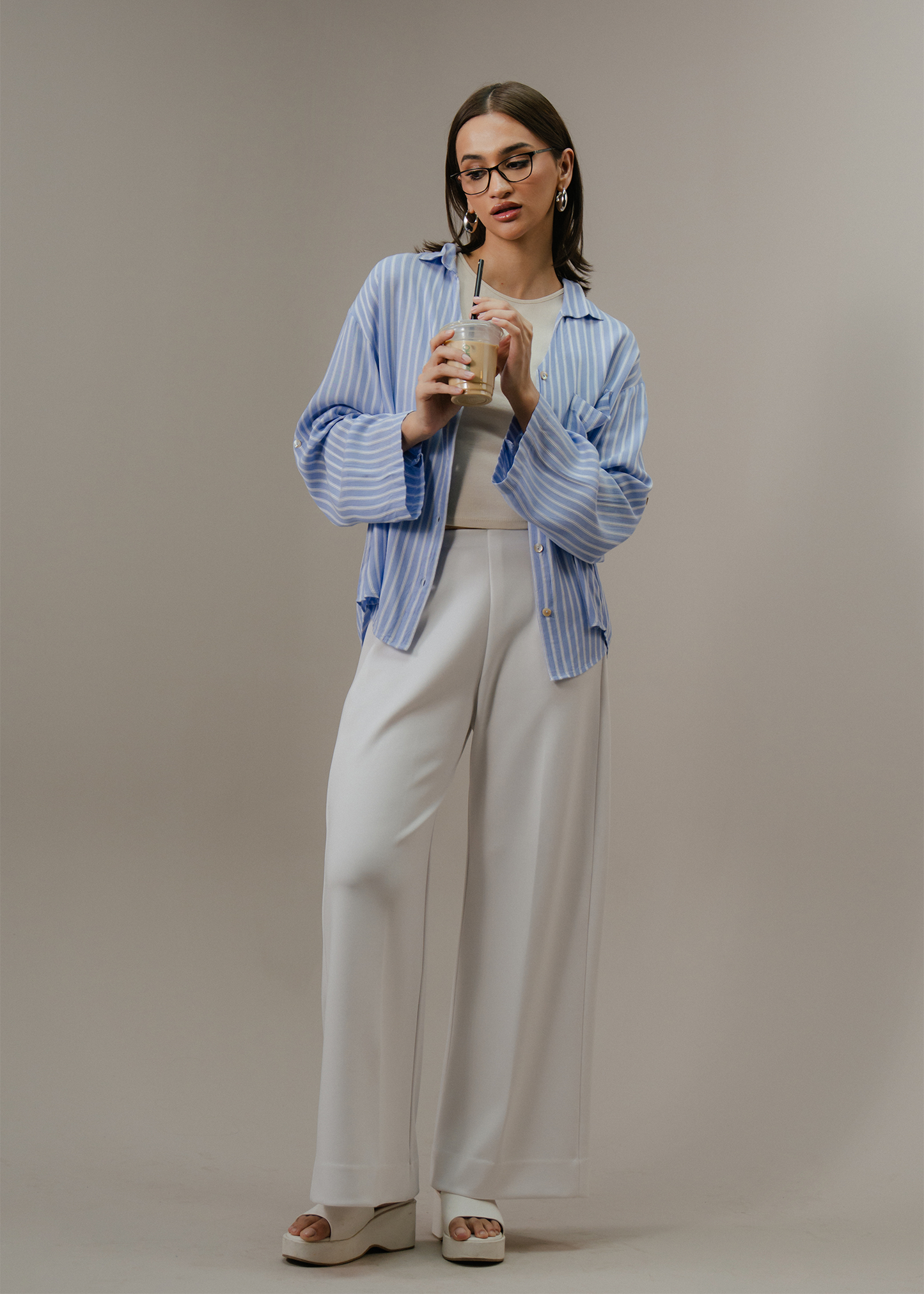 Striped Button Down Shirt