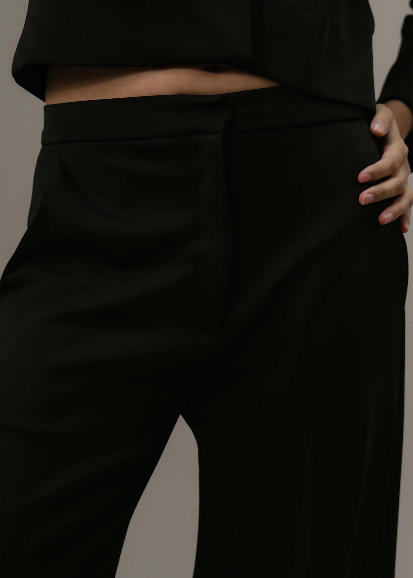 Black Scuba Pants