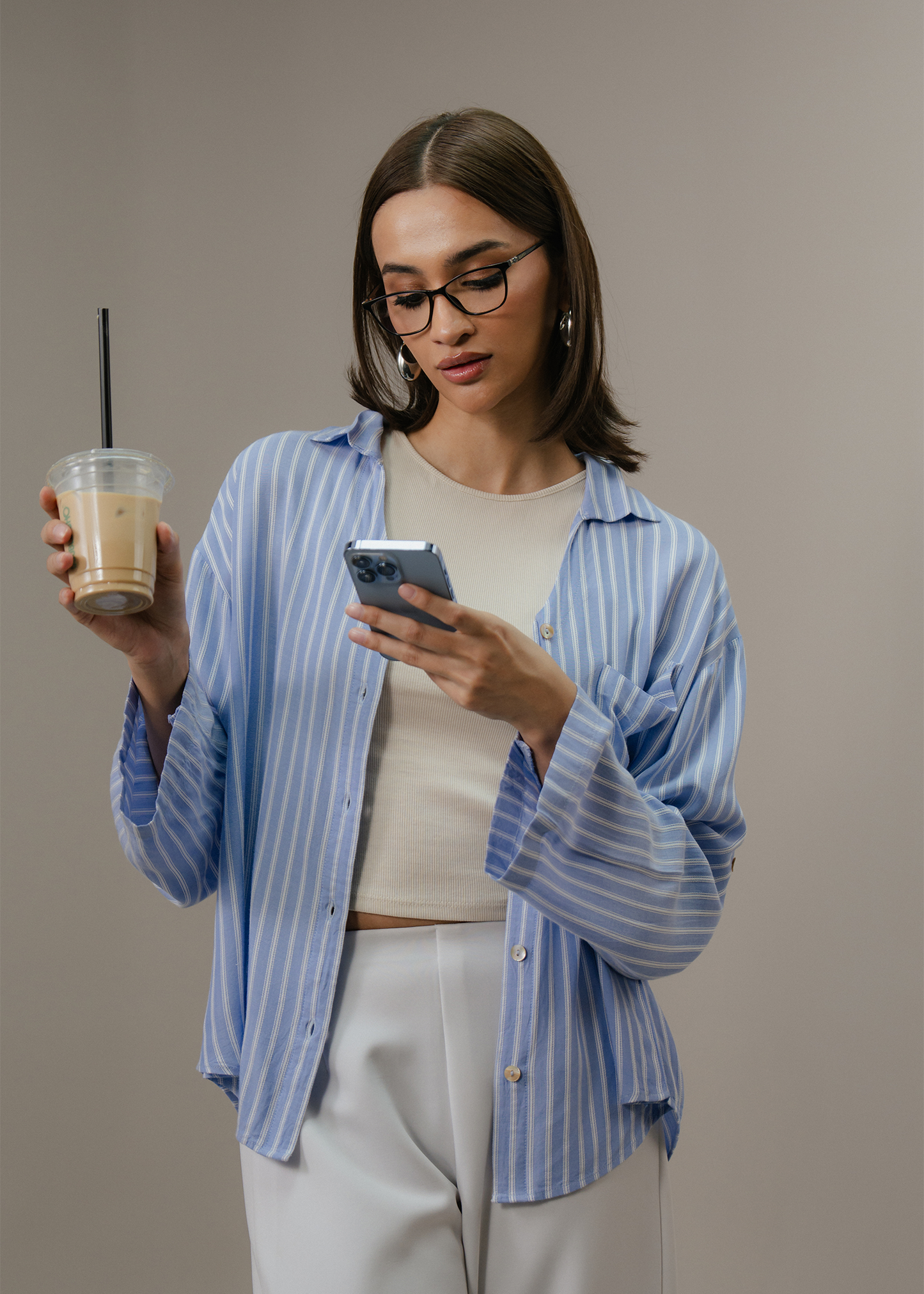 Striped Button Down Shirt