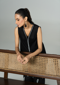 Black Farshi Shalwar Set