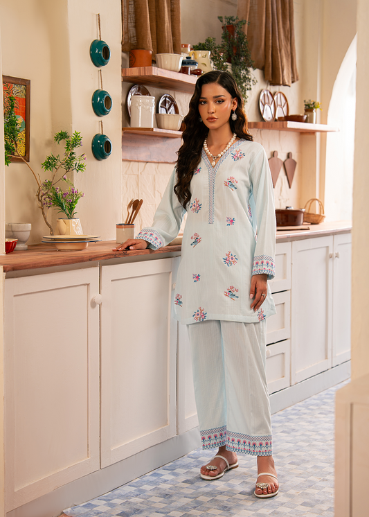 Blue Doriya Suit