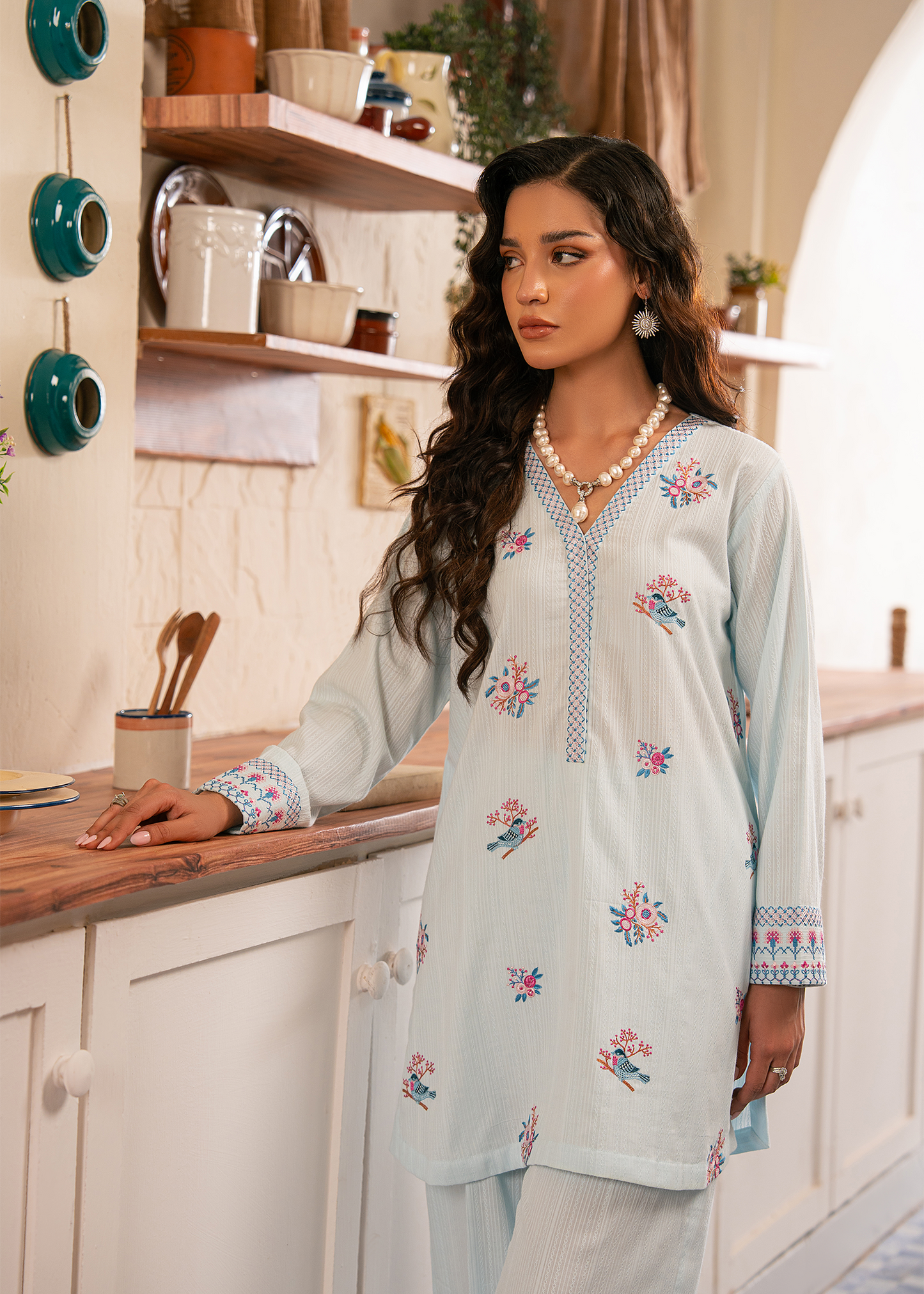 Blue Doriya Suit