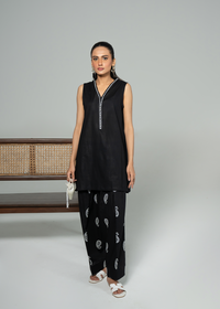 Black Farshi Shalwar Set
