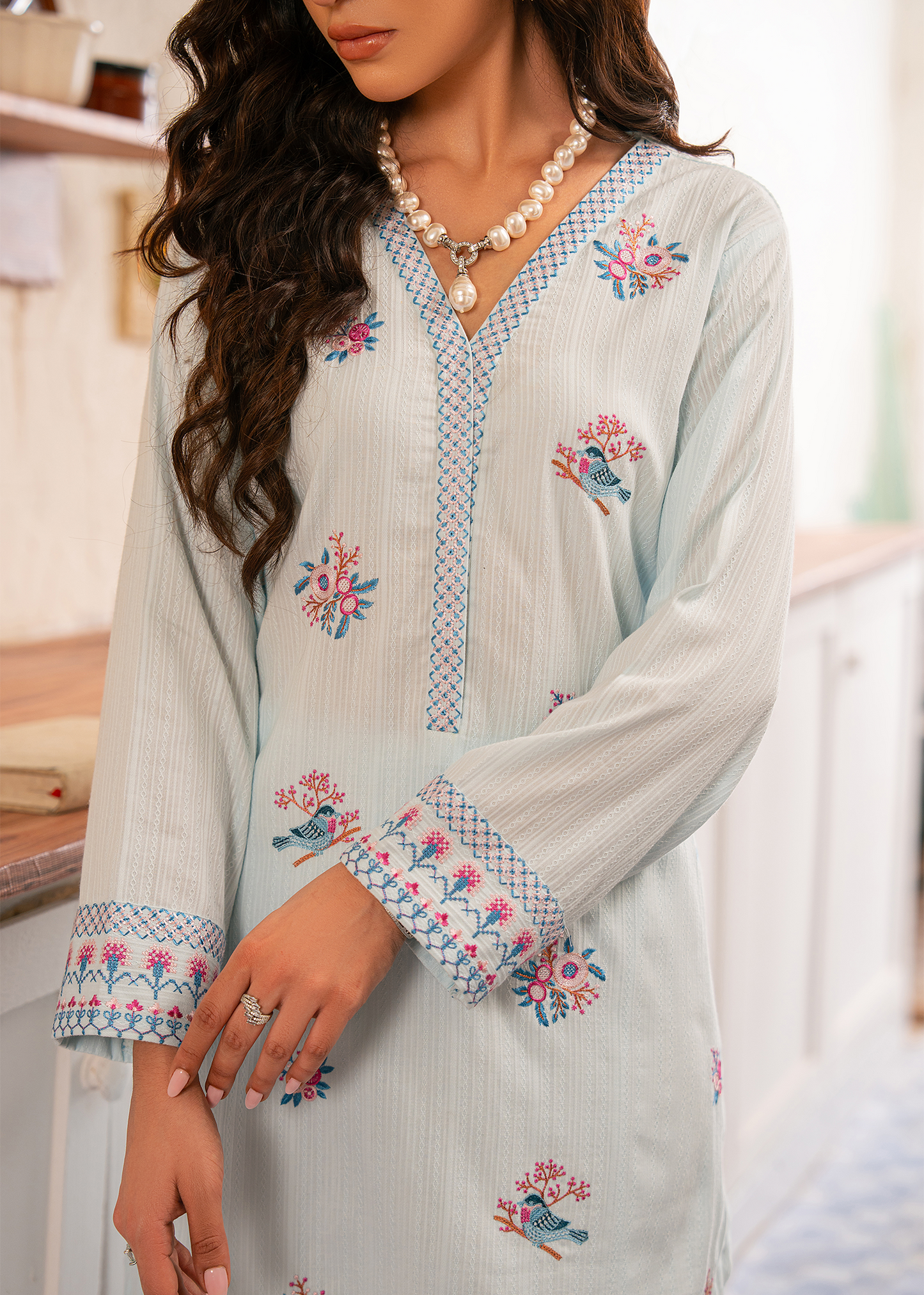Blue Doriya Suit