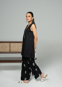 Black Farshi Shalwar Set