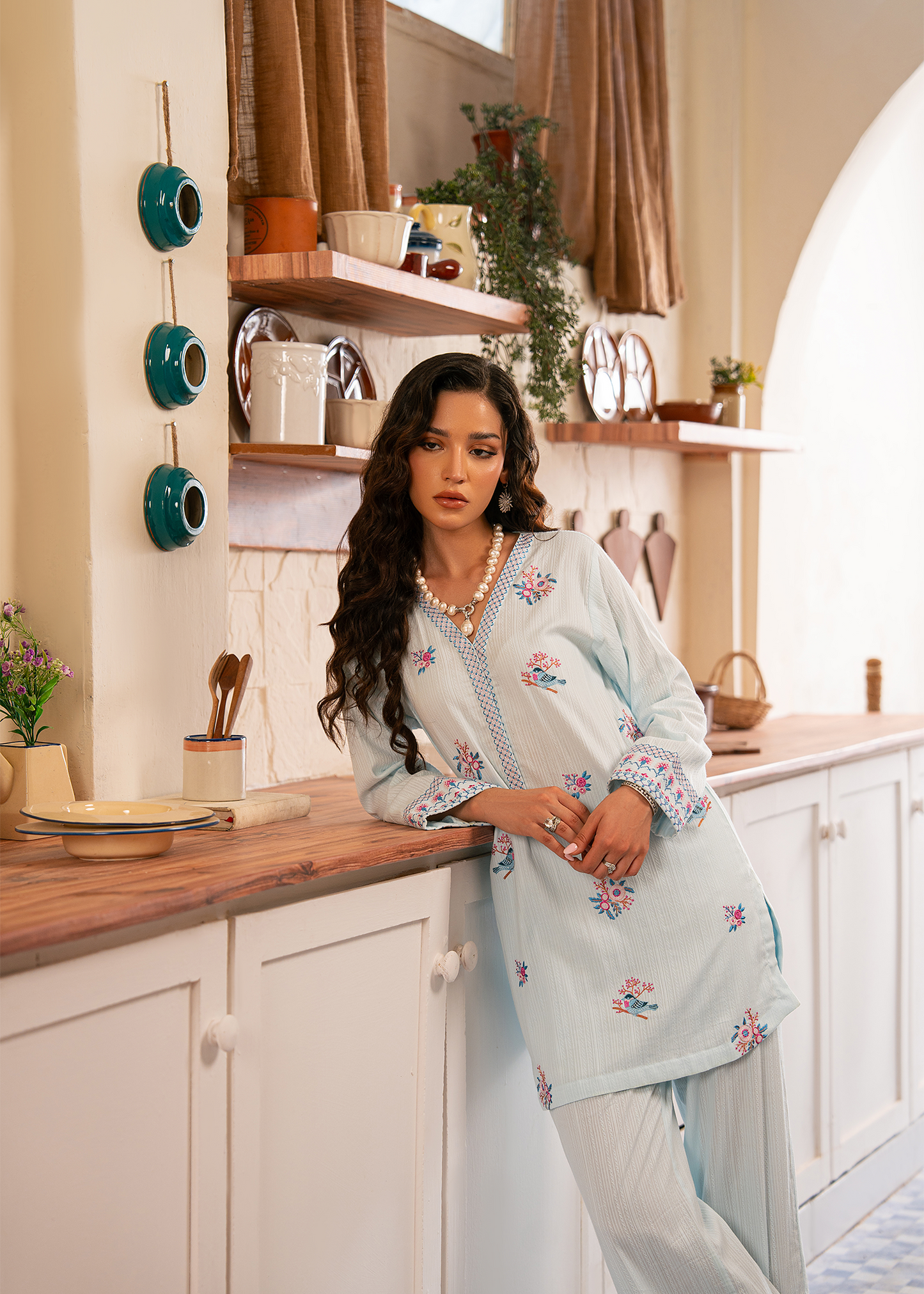 Blue Doriya Suit
