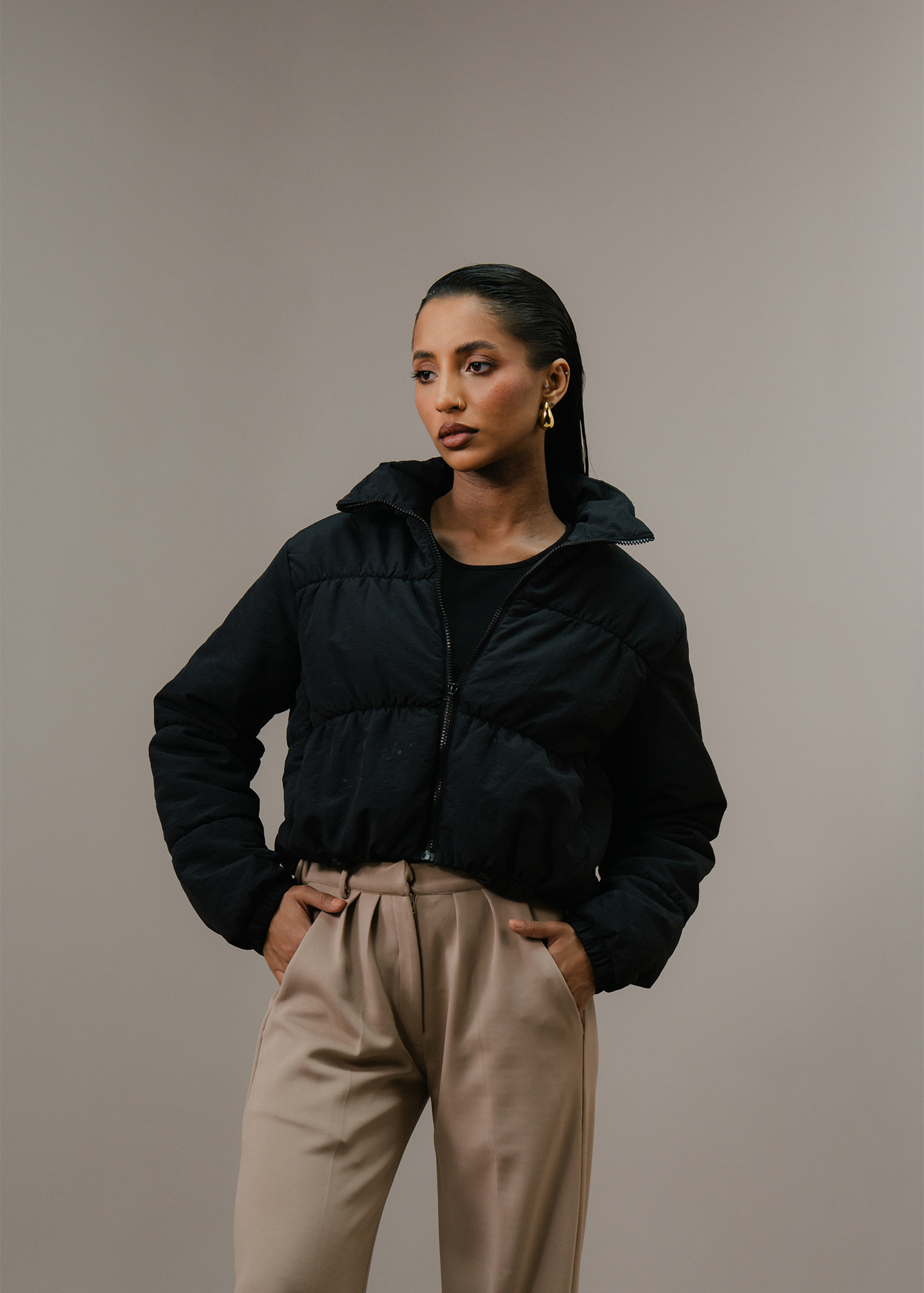 Black Puffer Jacket