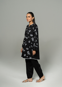 Black Embroidered Suit