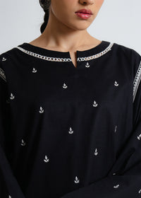 Black Embroidered Suit